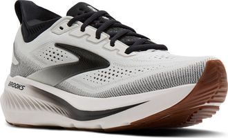 Brooks Glycerin 23 Running Shoe in White/Black/Gum at Nordstrom, Size 11.5