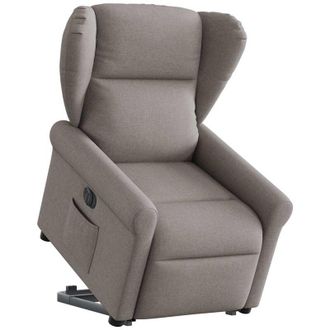 vidaXL Vidaxl - Sill&oacute;n El&eacute;ctrico Reclinable Elevable De Tela Gris Taupe
