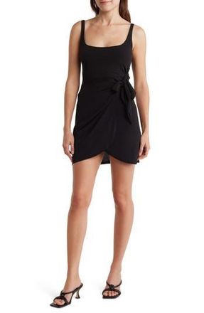 Velvet Torch Side Tie Tank Knit Minidress in Black at Nordstrom Rack, Size X-Small