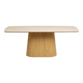 House Nordic Mesa de comedor Travertino con tapa cer&aacute;mica L200