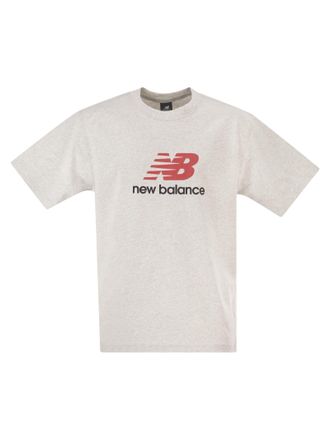 New Balance Baumwoll-T-Shirt mit Logo