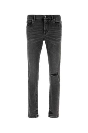 Dolce & Gabbana Black Skinny Mid Rise Jeans