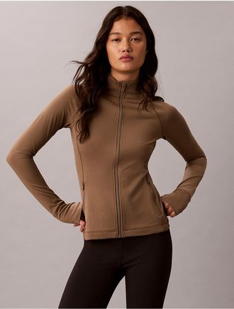 Calvin Klein Calvin Klein Womens Soft Sport Jacket - Brown - XL