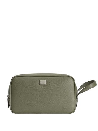 Dolce & Gabbana Clutch met logoplakkaat - Groen