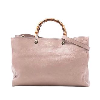 Gucci Pre-owned Handbags, female, Pink, Size: ONE SIZE Pre-owned The Shopper