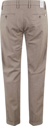 Re-hash Tailored Fit Trousers With Front Pleats