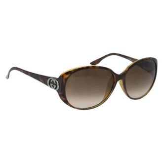Gucci Pre-owned Accessories, female, Brown, Size: ONE SIZE Pre-owned Vintage Sunglasses