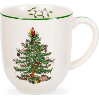 Spode Christmas Tree Coffee Mug in Green at Nordstrom