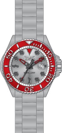 Invicta Grand Diver 49479 Heren Horloge - Quartz Uurwerk - Roestvrij Staal met zilveren Wijzerplaat - 46mm