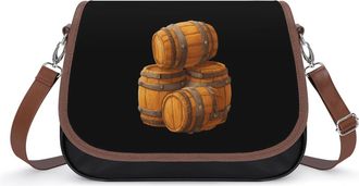 Generic Beer Barrels Fashion Womens Crossbody Bags Novelty Handbag Shoulder Bag Purse