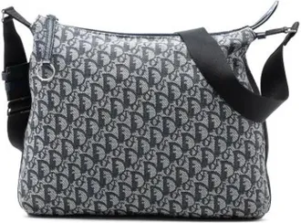 Dior Pre-owned Cross Body Bags, female, Blue, Size: ONE SIZE Pre-owned Vintage Cross Body Bag