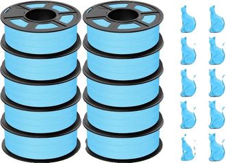 OEM Filamento 3d, Alta Resistencia, Impresi&oacute;n R&aacute;pida, Hsplayg Azul Cielo