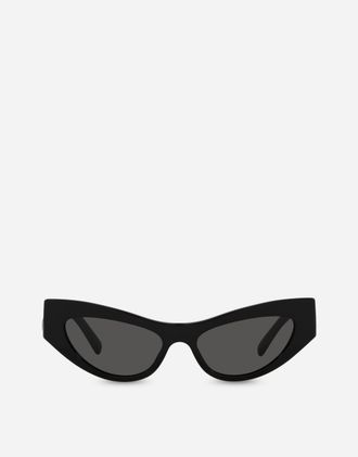 Dolce & Gabbana Dg Logo Sunglasses - Woman Black Onesize