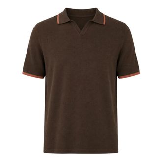 Daniele Fiesoli Short-Sleeve Polo - male - Daniele Fiesoli - Polo Shirts - Brown - M - Tops