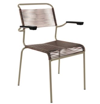 Schubiger M&ouml;bel Spaghetti-Stuhl S&auml;ntis mit Armlehnen