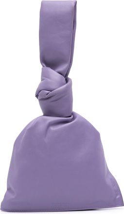 Bottega Veneta Pre-owned Womens Mini Calfskin Bv Twist Bag - Purple Leather - One Size