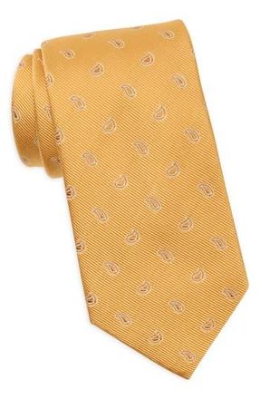 Bonobos Paisley on Silk Twill Ground Tie in Gold at Nordstrom Rack