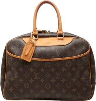Louis Vuitton Pre-owned Deauville - Dames - Vintage Handtas - Bruin - ONE Size - Leer - Vintage