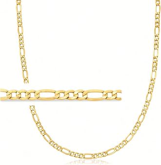 Ross-Simons 14kt Yellow Gold 4.2mm Figaro-Link Chain Necklace
