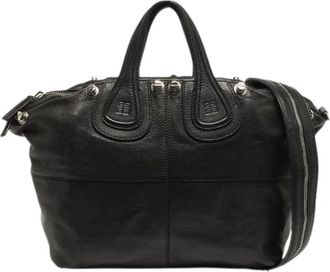 Givenchy Pre-owned Handbag - Dames - Vintage Handtas - Zwart - ONE Size - Leer - Vintage
