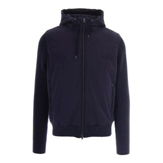 Herno Lichte Wol Jas - Heren - Zomerjassen - Blauw - M - Wol - Jassen