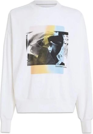 Calvin Klein Multi Layered Photo CrewneckSweatshirt