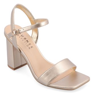Journee Collection Women & apos;s Tivona Medium and Wide Width Dress Sandals
