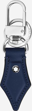 Montblanc Mens Keyring Pennino Navy Leather Wallets & Cardholders