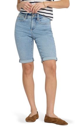 NYDJ Briella Cuff Denim Shorts in Mist Springs at Nordstrom, Size 00