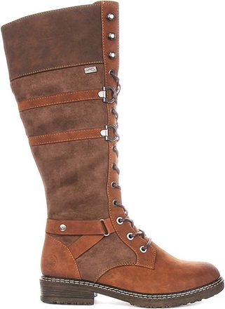 Rieker Tall Lace-Up Boot - female - Rieker - Lace-up Boots - Brown - 5 UK - Shoes