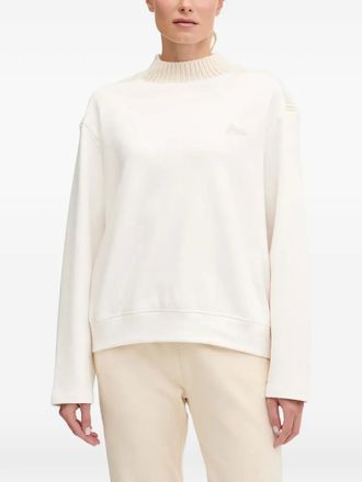 Guess Co embroidered-logo sweatshirt - Neutrals