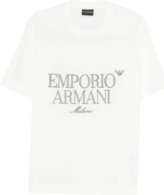 Emporio Armani T-shirt con logo - Bianco