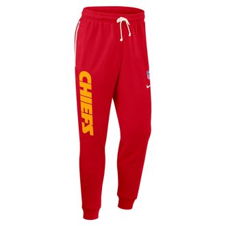 Nike Kansas City Chiefs Ground Game Sideline Nike Mens Dri-FIT NFL Taper Pants in Red | 03B065N7G-JK2