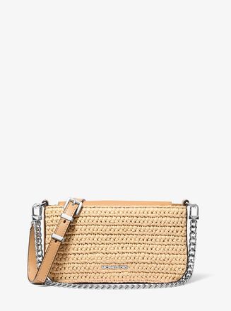 Michael Kors Bryant Small Crocheted Convertible Crossbody Pochette