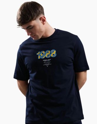 Marshall Artist Mens Marshall Artist Acid House Navy T-Shirt - Size: 40