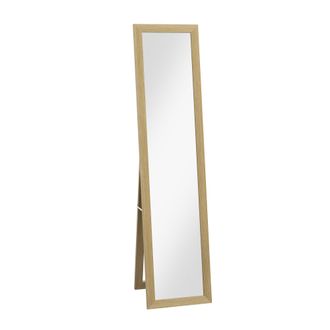 HOMCOM Full Length Mirror - Farmhouse Wall Mirror - Hanging & Freestanding | TJ Hughes