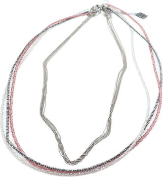 PANICALE Collana a pi&ugrave; fili con perline - - Accessories - Donna - Multicolore - ONE SIZE