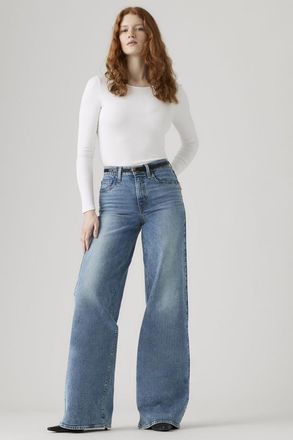 Levi's Vaqueros 728 de pierna ancha y tiro alto - Mujer - 23X30 - Lavado medio / Sweet Success
