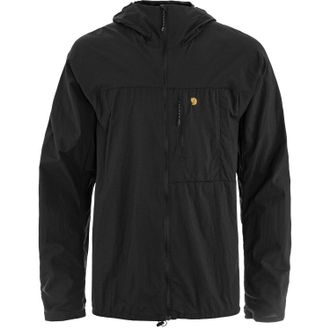Fj&auml;llr&auml;ven Mens Bergtagen Windshell Jacket Black XL