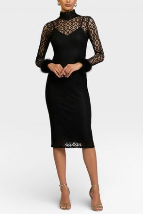 Rachel Roy Lydie Turtleneck Midi Dress