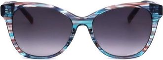 Missoni Ladies Blue Rectangular Sunglasses MIS 0007/S
