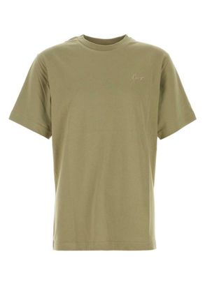 Kenzo Beige Solid Crew Neck T-Shirt