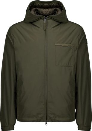 Moncler Austerin Korte Capuchonjas - Heren - Zomerjassen - Groen - XL - Polyester - Jassen