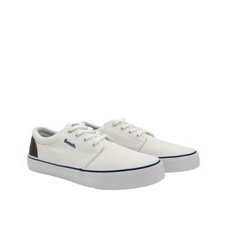 Bench Donnie Canvas Mens White Trainers - Size UK 11