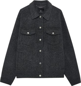 Anine Bing Rory Jacket - Dames - Zomerjassen - Grijs - M - Jassen