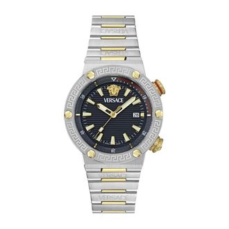 Versace Greca Logo Diver - Heren - Accessoires - Grijs - Maat: ONE Size