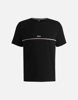 HUGO BOSS Mens Hugo Boss Mens Unique Black T-shirt - Size: 40