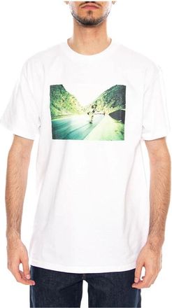 Obey Skateistan Photo T-Shirt - Heren - T-shirts - Wit - M - Katoen - Tops