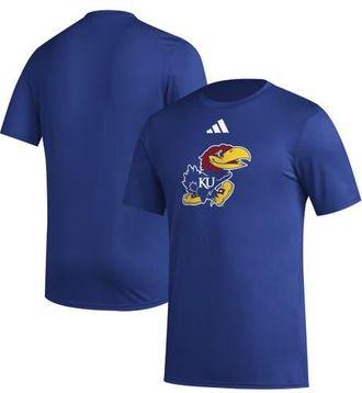 adidas Mens adidas Royal Kansas Jayhawks Primary Locker Logo Pre-Game AEROREADY T-Shirt at Nordstrom, Size Xx-Large
