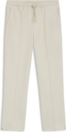 BOSS Cotton-blend tracksuit bottoms with tennis-themed logo